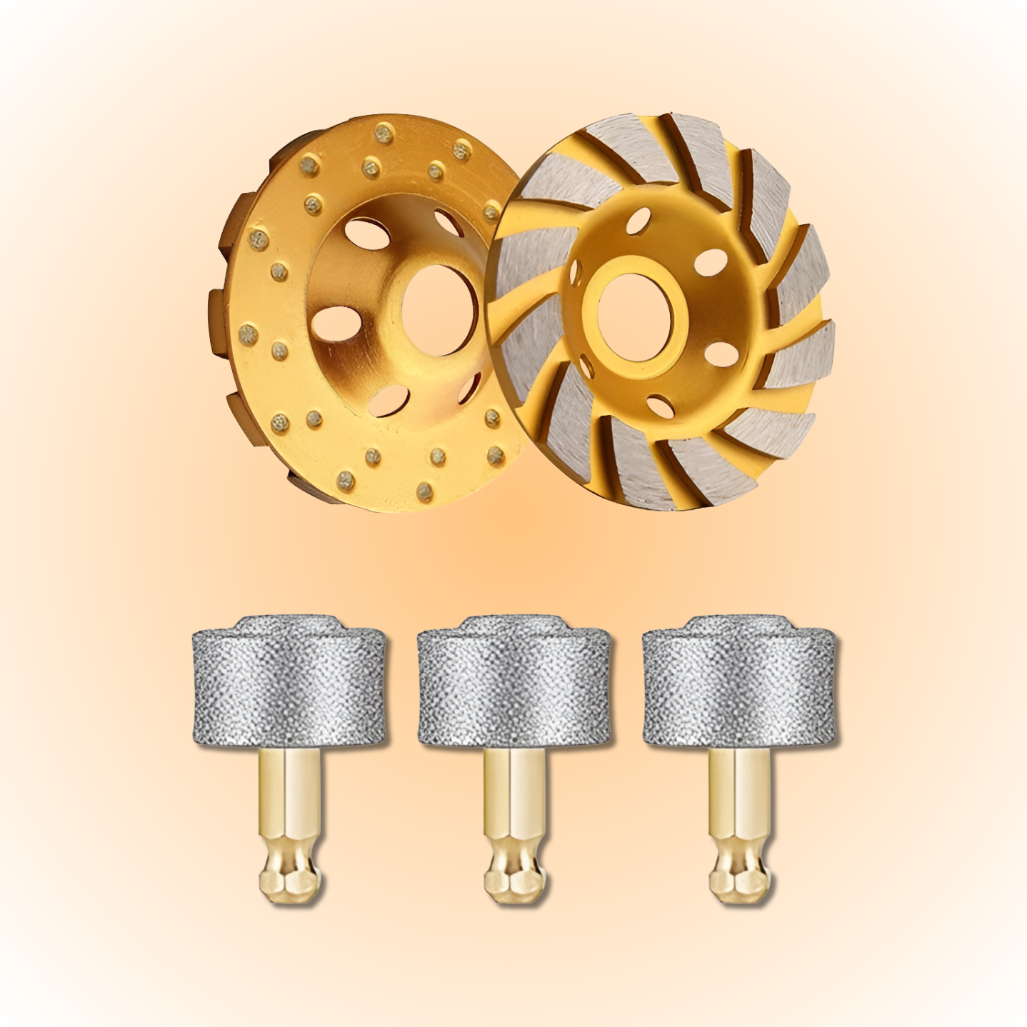 Diamond Wheel + 3x Additional Heads