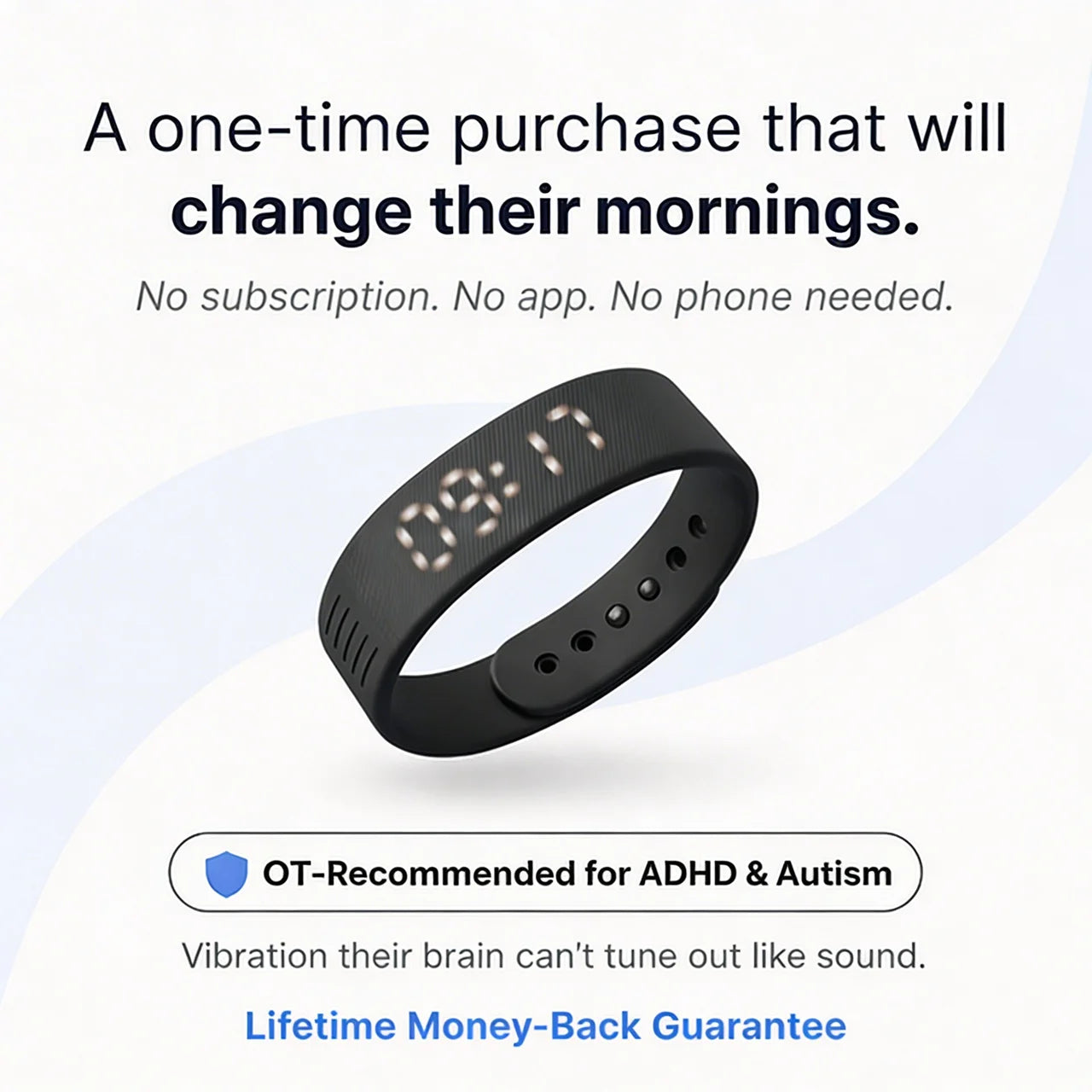 PulseBand | Stop Being Your ADHD Kid's Alarm Clock